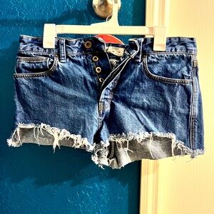 Free People Jean shorts